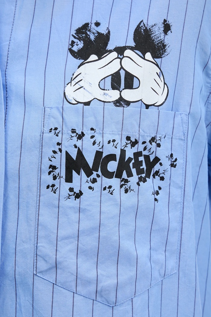 Desigual camicia MICKYSTRIPES 25WWCW19 blu