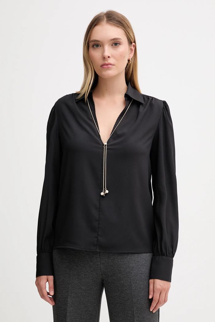 Gaudi bluză uni negru 521FD45009