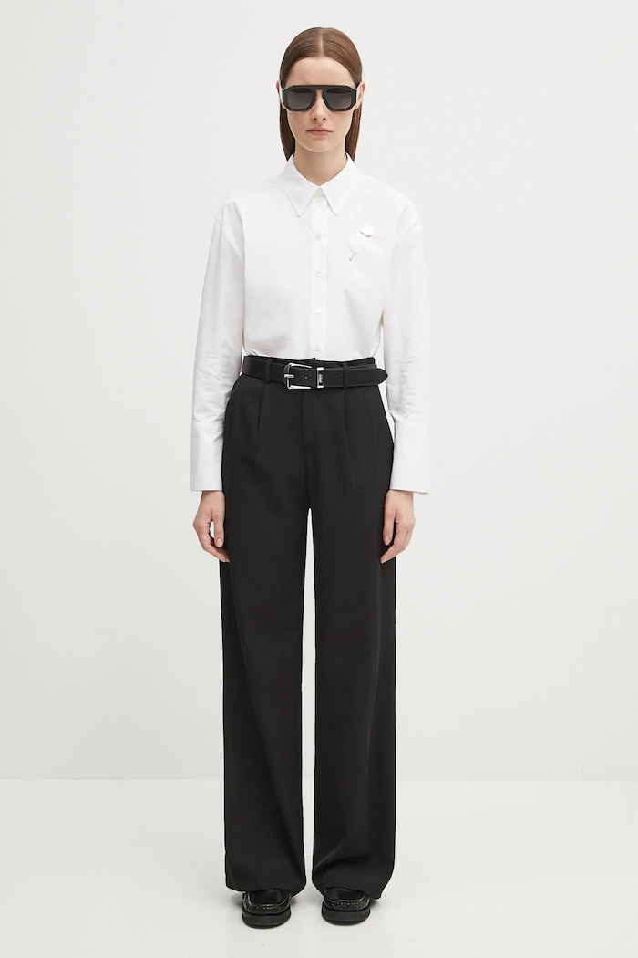 Kenzo koszula bawełniana Boke Pin Regular FF62CH2549LB