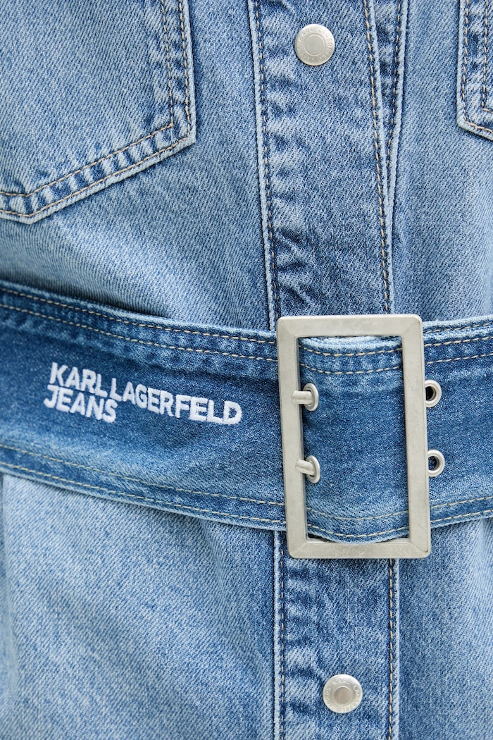 Τζιν πουκάμισο Karl Lagerfeld Jeans A4W11003 μπλε