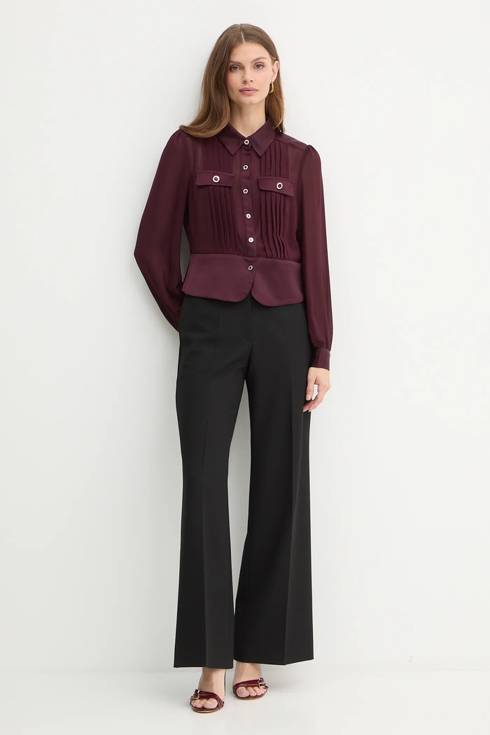 Morgan Cămașă CLOCLO burgundia AW25