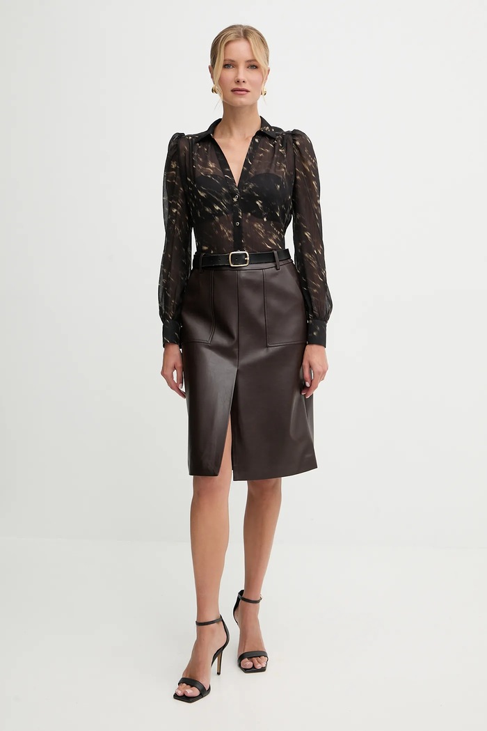 Morgan camicia COOD.F nero AW25