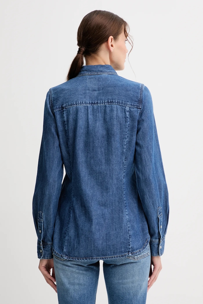 Îmbrăcăminte G-Star Cămașă jeans Slim western D27714.D252 albastru