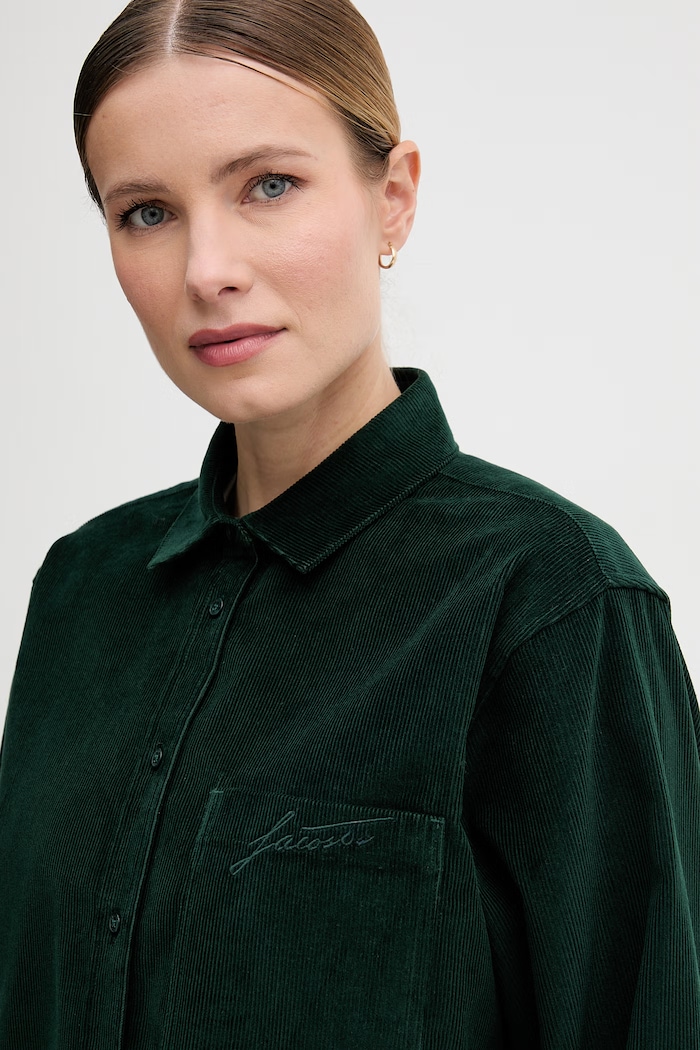 Lacoste košile dámská bavlněná zelená CF5336
