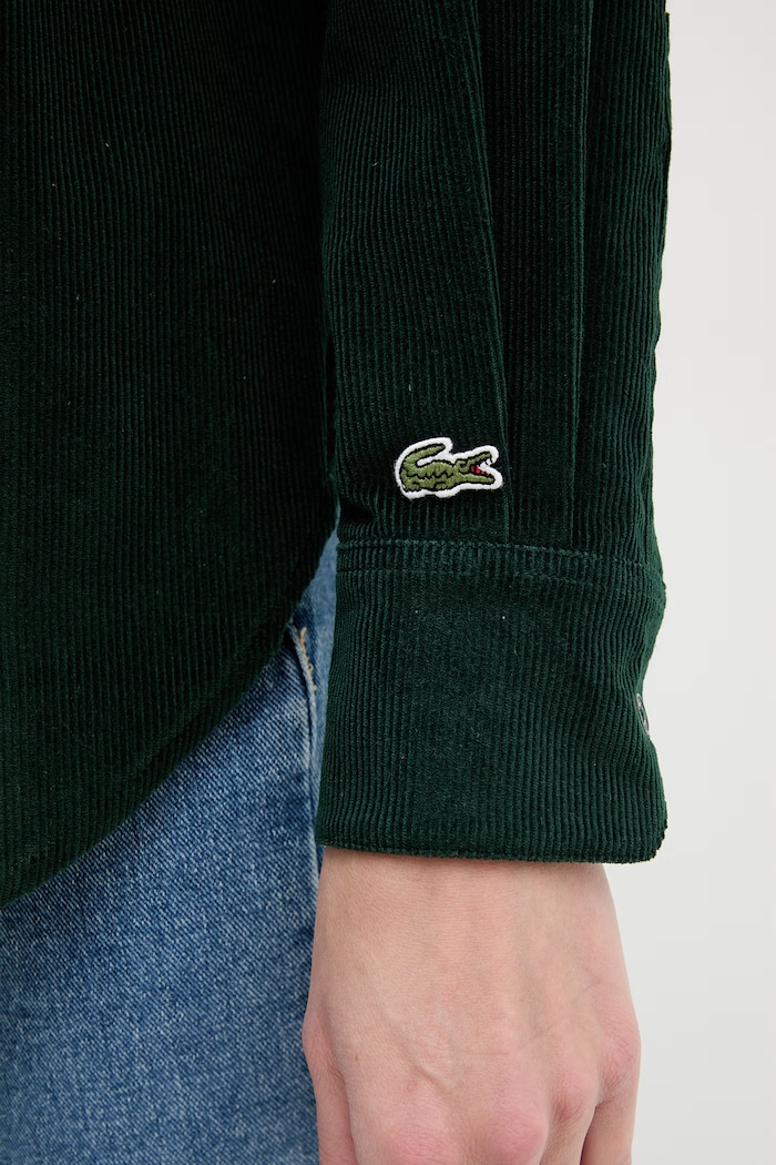 Lacoste košile dámská bavlněná CF5336 zelená