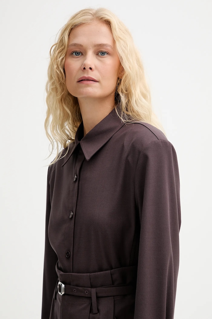 Srajca z volno ISABELLE BLANCHE bordo IS25FW.C037.T002