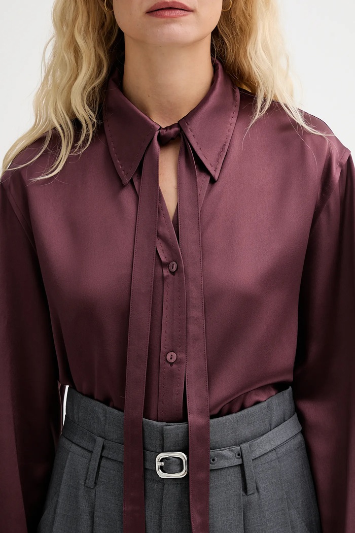 Srajca ISABELLE BLANCHE IS25FW.C059.T008 bordo