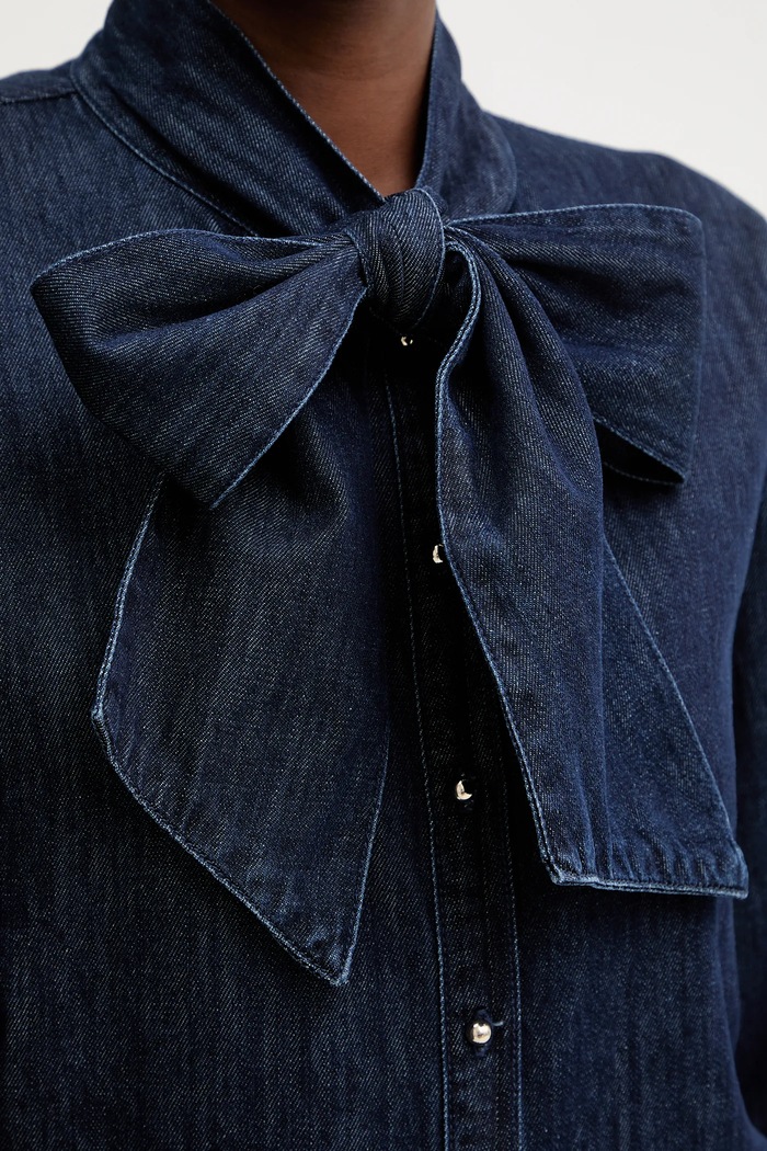 Cămașă jeans Morgan albastru CICK