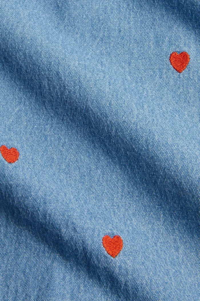 Dječja pamučna košulja Mini Rodini Mini hearts plava 2562011960