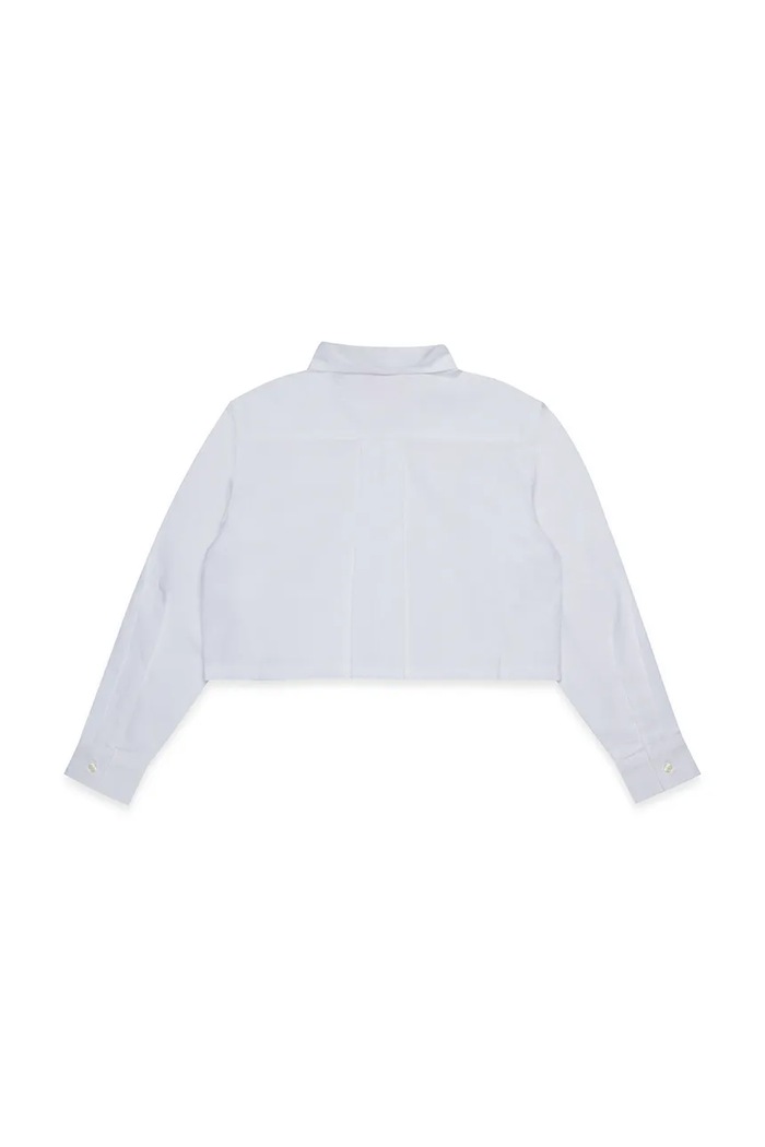 Diesel koszula bawełniana dziecięca CLIO SHIRT J02373 biały AW25