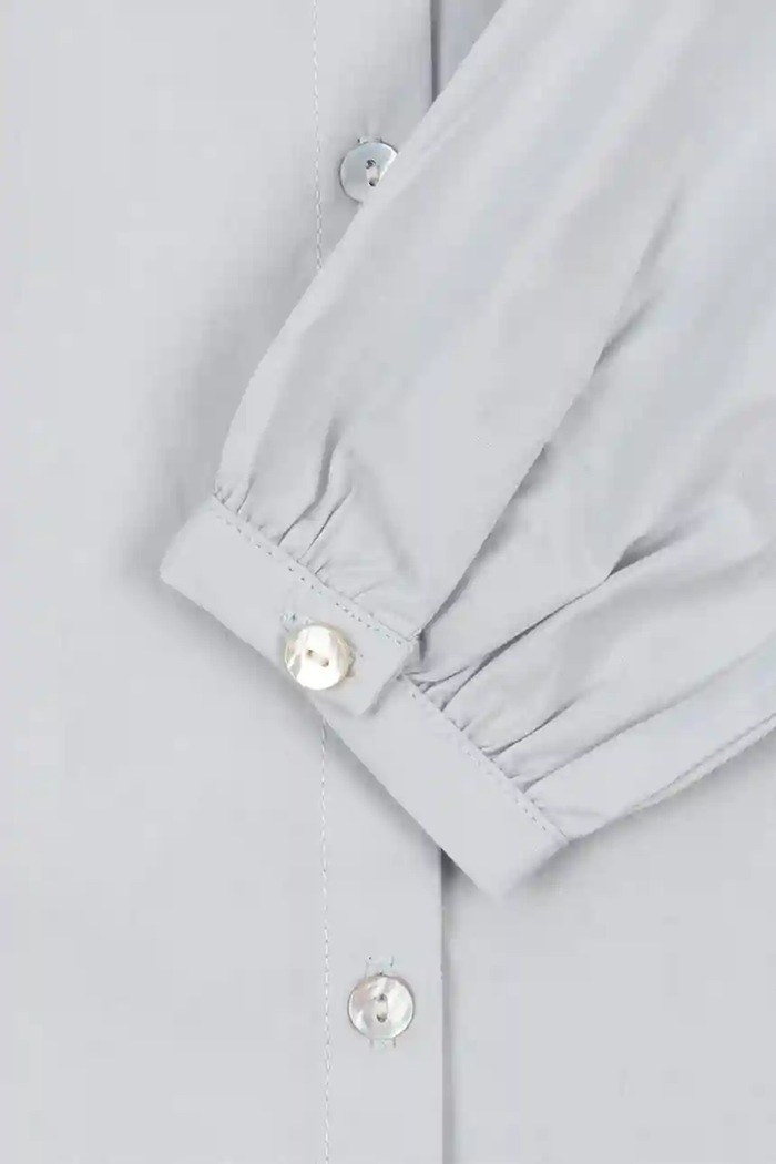 Konges Sløjd cămașă de bumbac pentru copii RILO COLLAR SHIRT GOTS KS103966.9BYA albastru