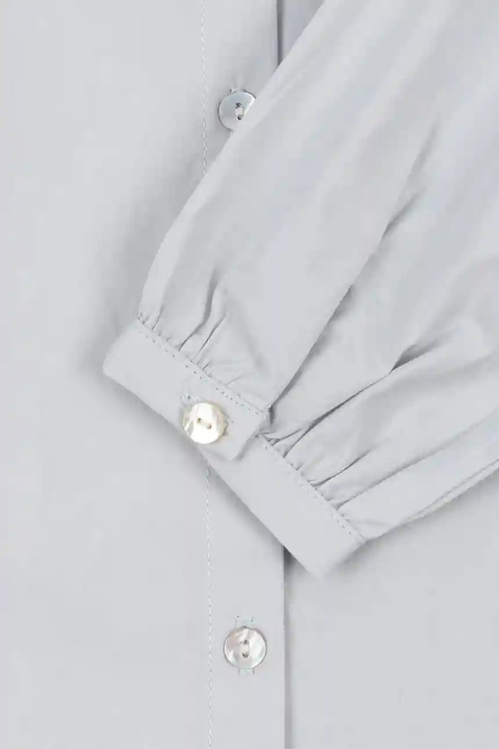 Konges Sløjd cămașă de bumbac pentru copii RILO COLLAR SHIRT GOTS KS103966.9BYA albastru