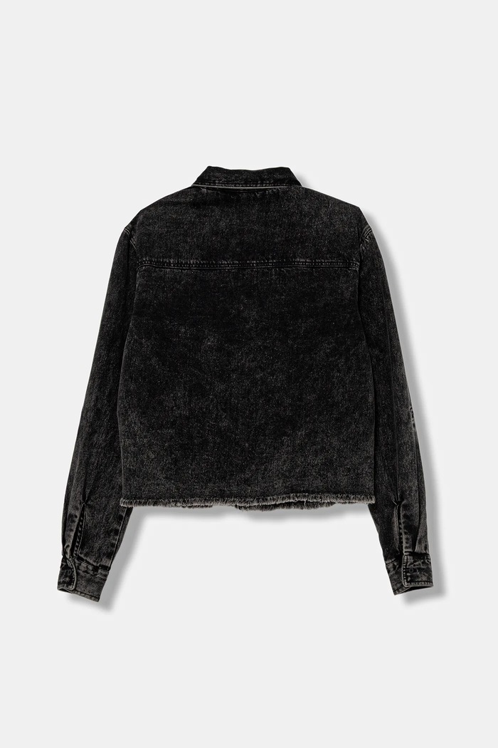 Guess Koszula jeansowa dziecięca J5BH02.D4IC0.9BYA czarny AW25