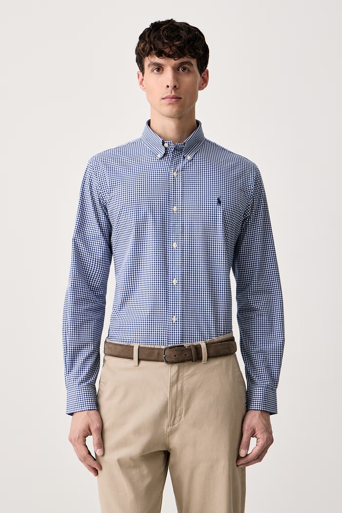 Polo Ralph Lauren Koszula męska bawełniana niebieski 710929347