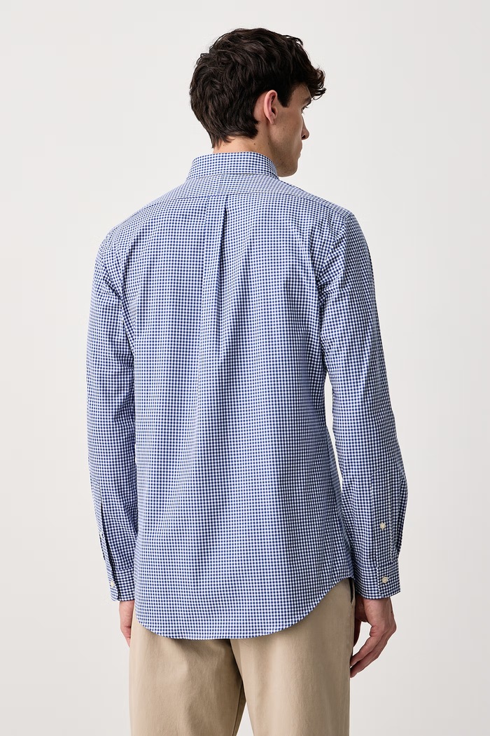 Odzież Polo Ralph Lauren Koszula męska bawełniana 710929347 niebieski