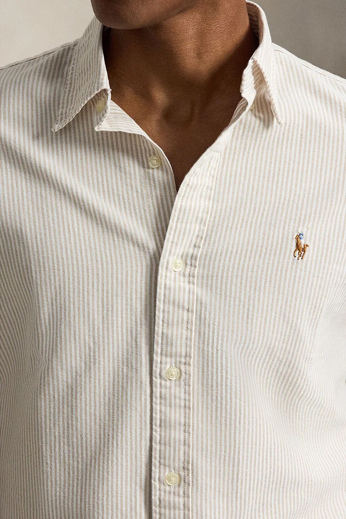 Košeľa pánska Polo Ralph Lauren 710953704 biela