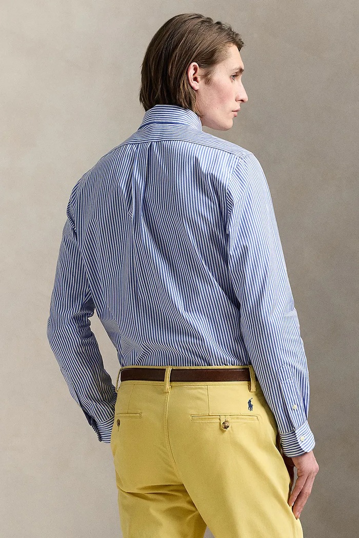 Košulja Polo Ralph Lauren 710965413 plava SS26