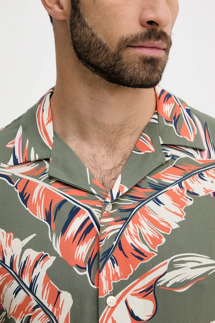 Риза Tommy Hilfiger зелен MW0MW39449