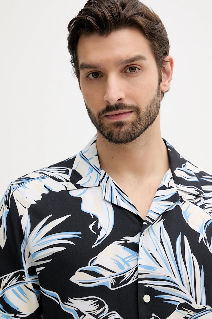 Košile Tommy Hilfiger černá MW0MW39449