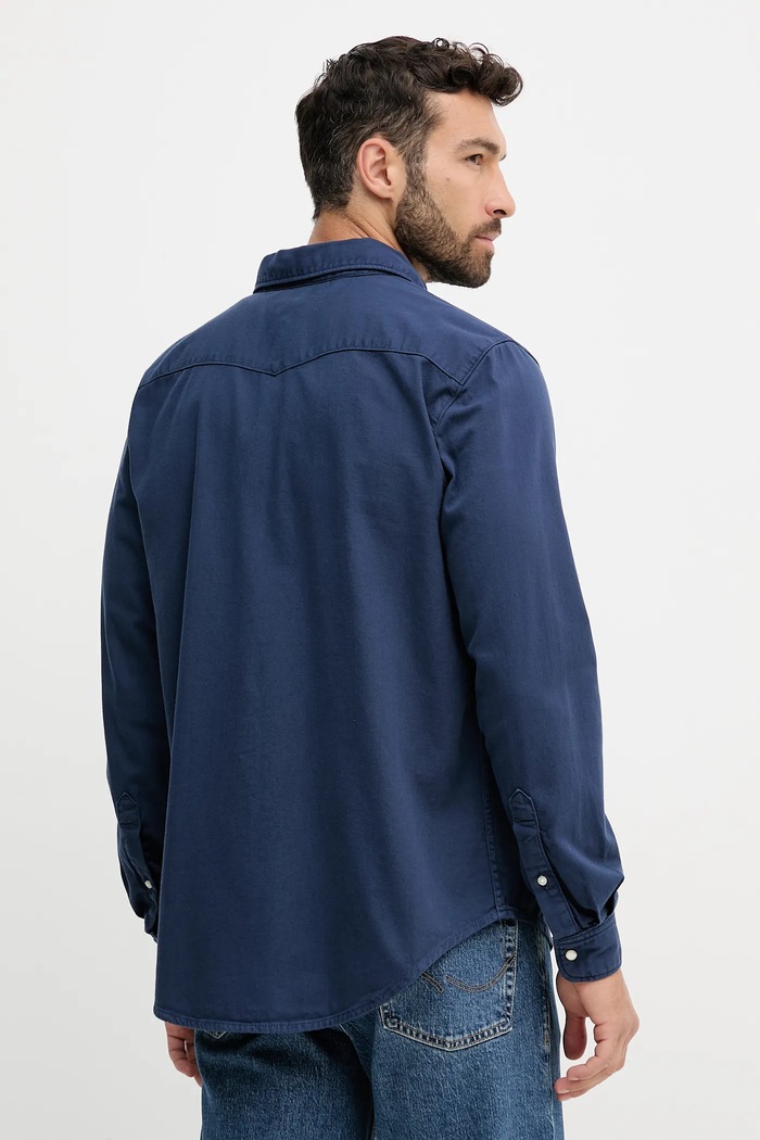Oblačila Jeans srajca Tommy Hilfiger MW0MW40684 mornarsko modra
