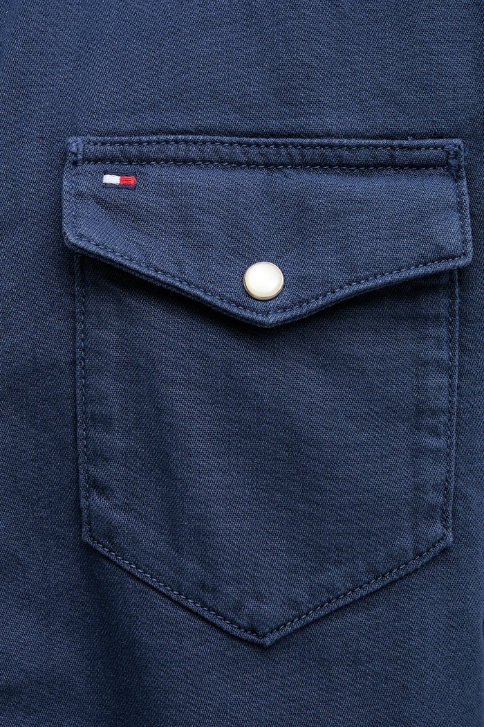 Jeans srajca Tommy Hilfiger MW0MW40684 mornarsko modra