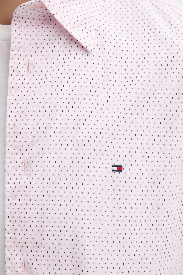 Bavlnená košeľa Tommy Hilfiger MW0MW39438 ružová