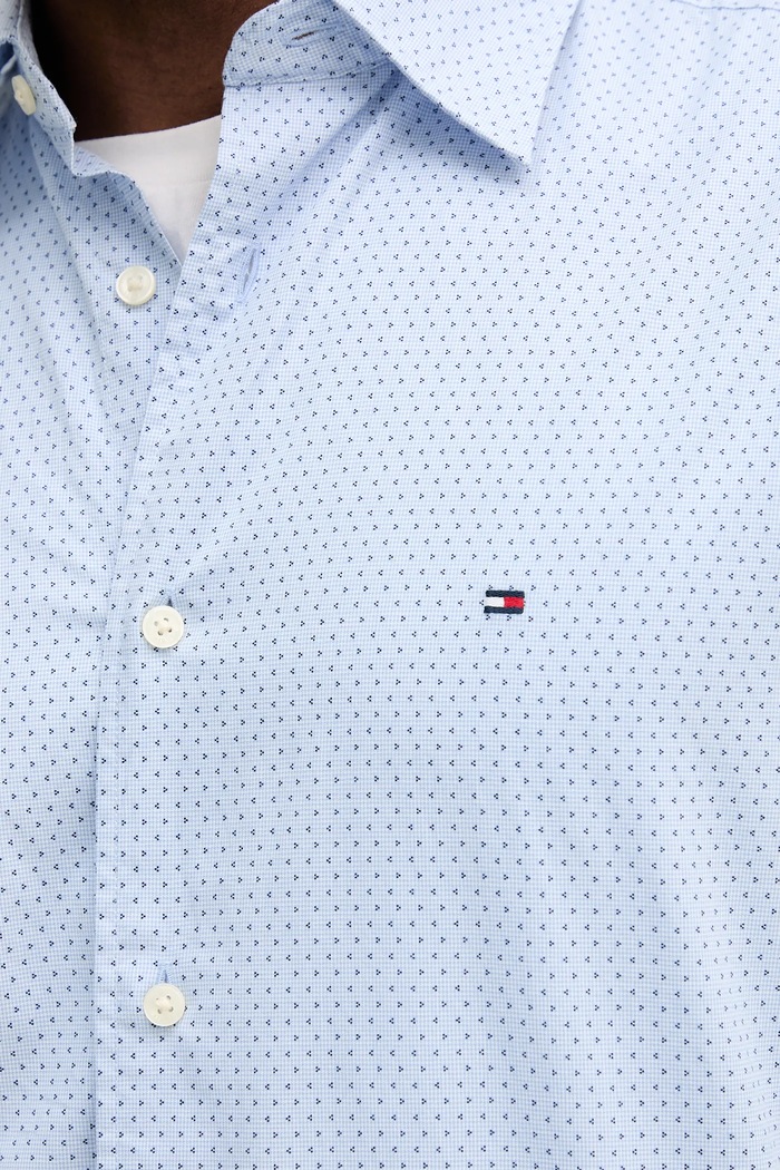 Tommy Hilfiger koszula bawełniana MW0MW39438 niebieski