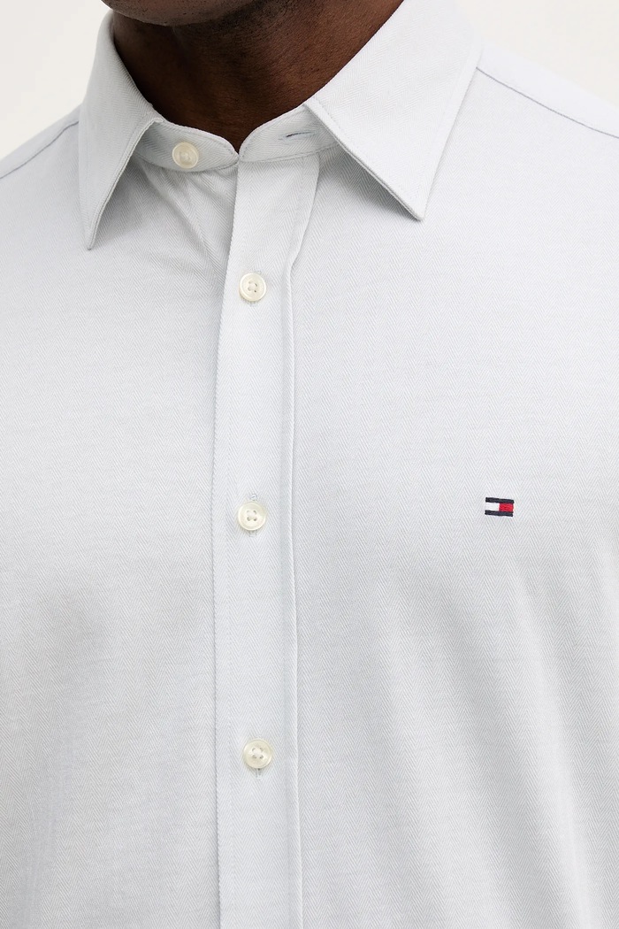 Pamučna košulja Tommy Hilfiger MW0MW39479 plava