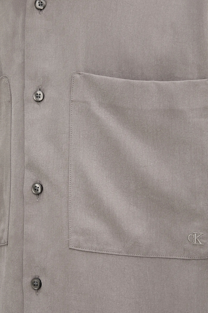 Košeľa Calvin Klein LV04LC109G sivá
