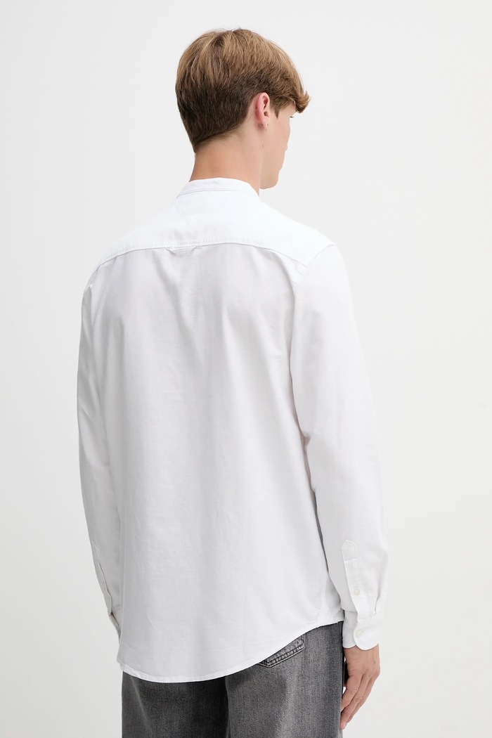 Oblečení Bavlněná košile Tommy Jeans DM0DM21690 bílá