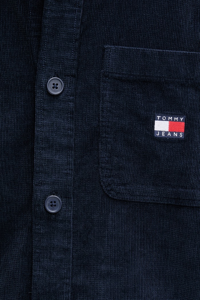 Tommy Jeans férfi pamut ing DM0DM21698 sötétkék