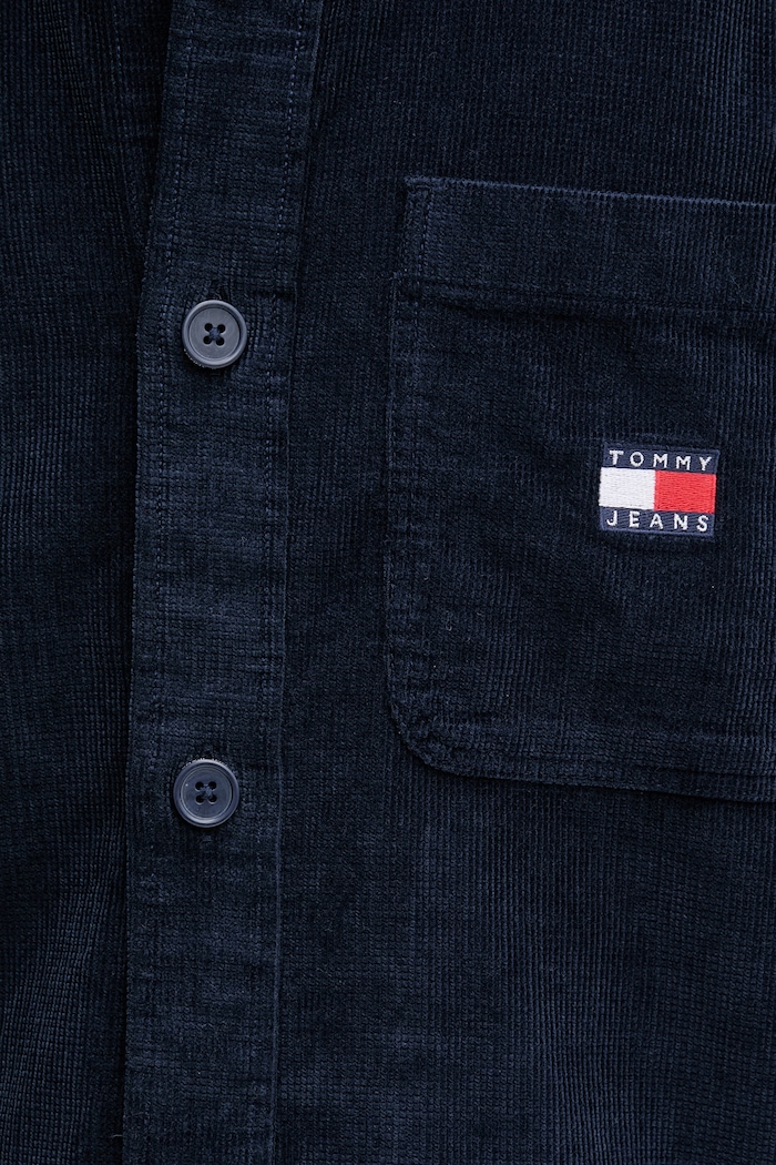 Tommy Jeans férfi pamut ing DM0DM21698 sötétkék