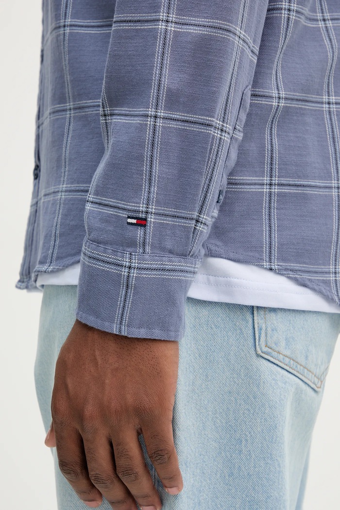 Bavlněná košile Tommy Jeans DM0DM21701