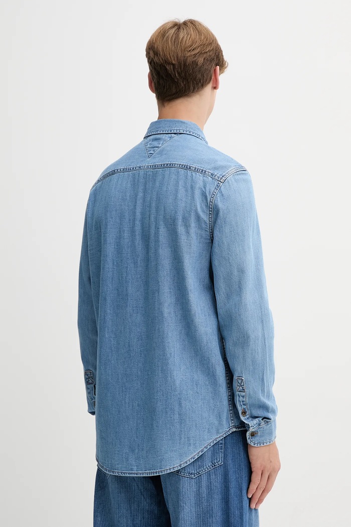 Oblečení Džínová košile Tommy Jeans DM0DM21727 modrá