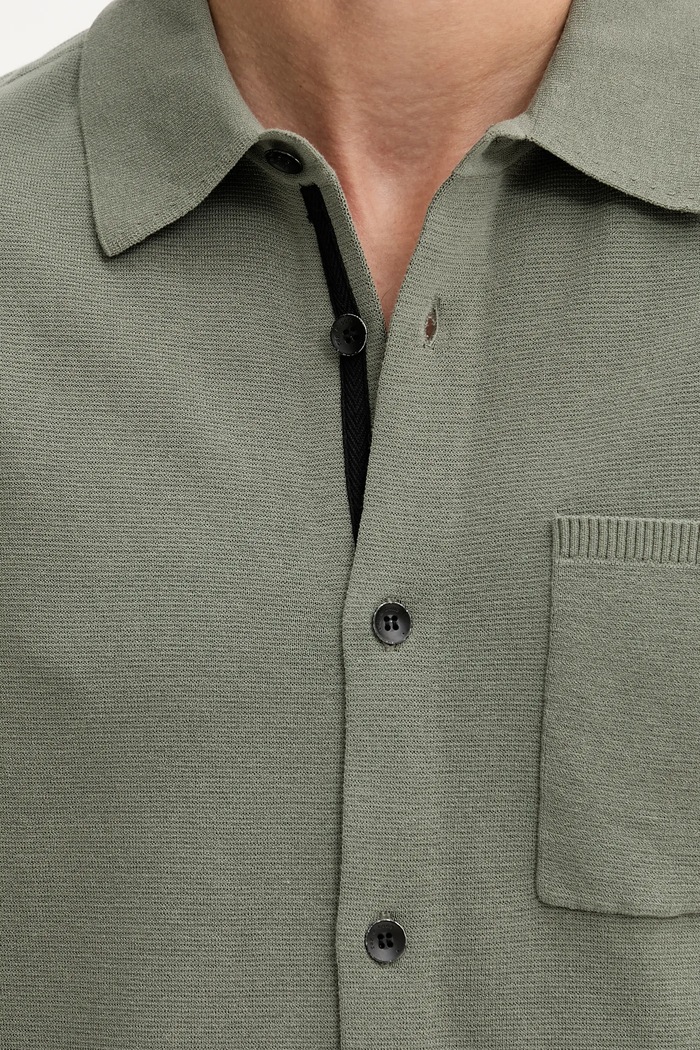 Košulja Rag & Bone MBS25P038LN38 zelena