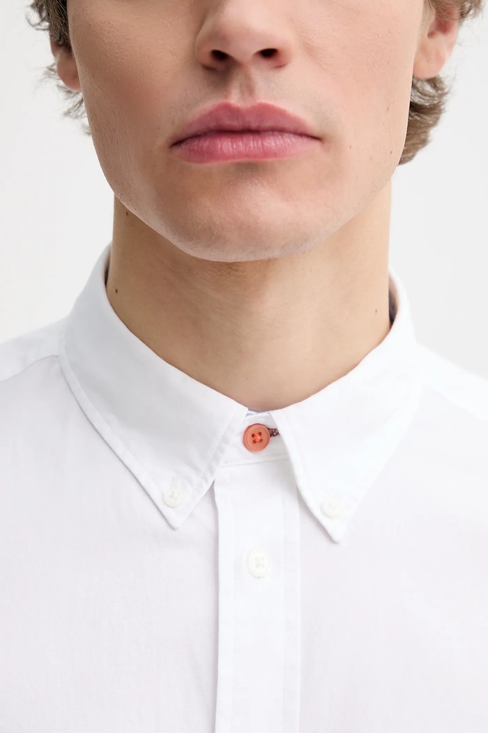 Pamučna košulja PS Paul Smith M2R.599R.PZEBRA bijela