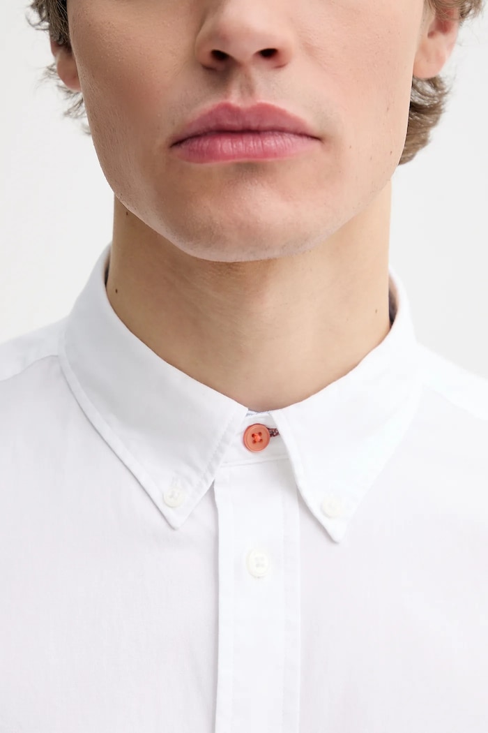 Pamučna košulja PS Paul Smith M2R.599R.PZEBRA bijela