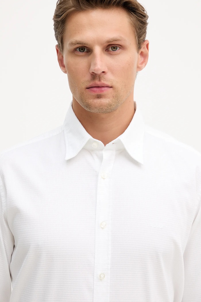 Cămașă Relegant_6_M BOSS Orange 50543498 alb