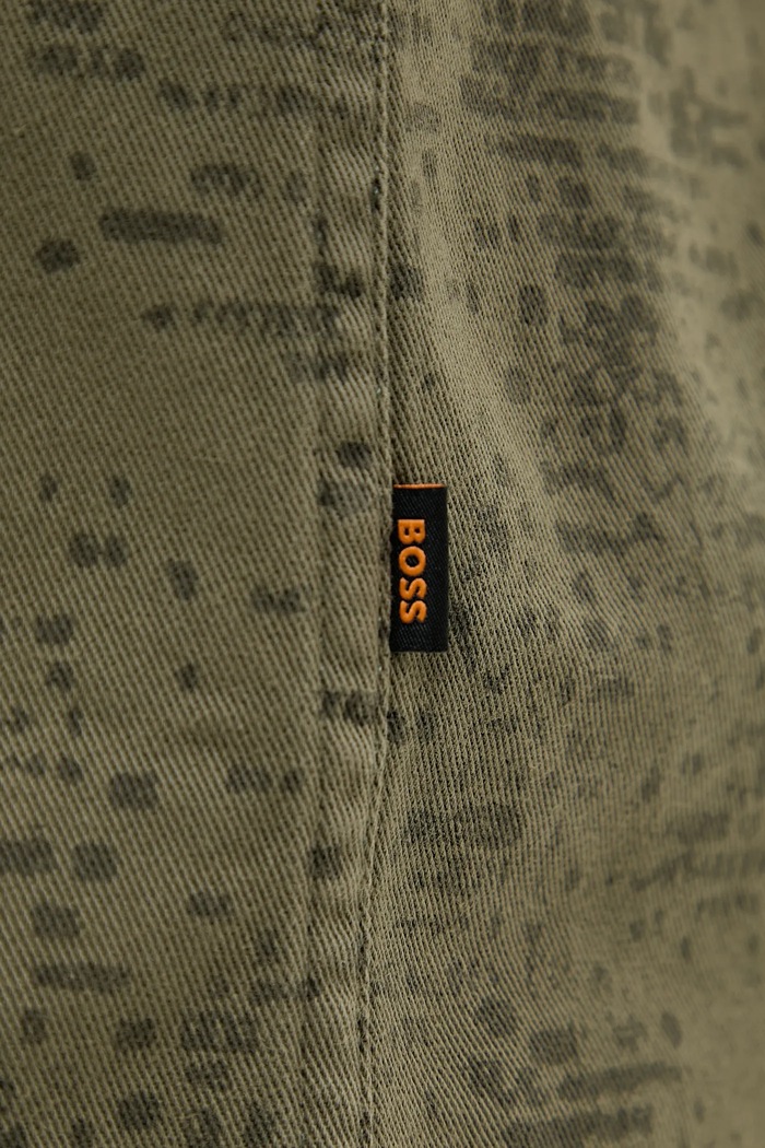 Cămașă jeans Lambey_4_M BOSS Orange 50544858 verde