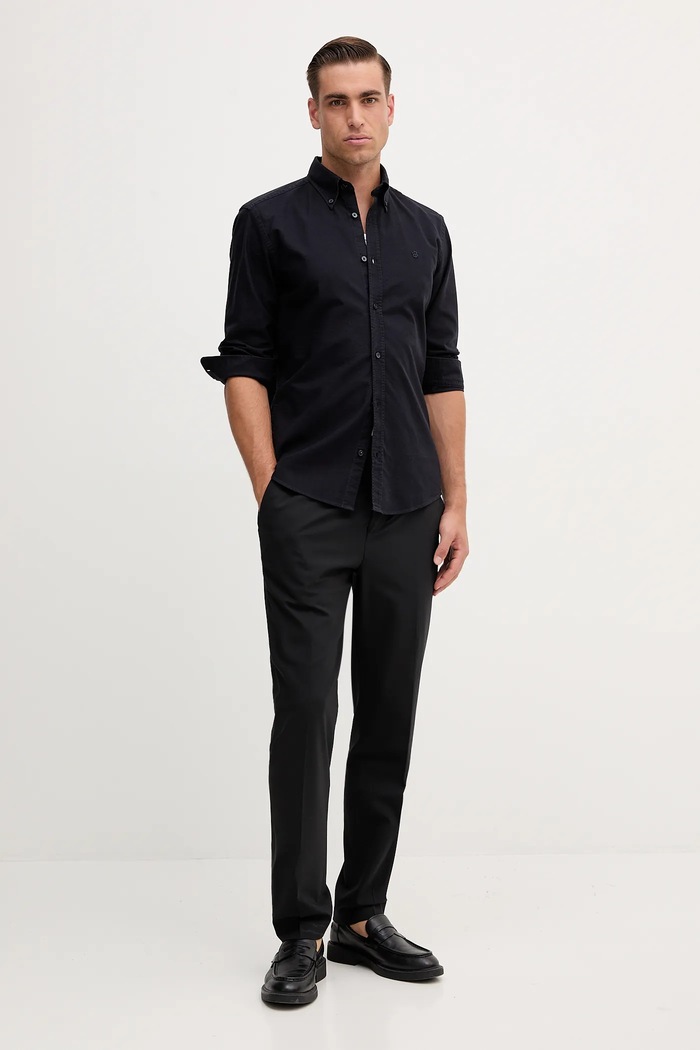 BOSS Cămașă din bumbac H-ROAN-BD-E-C1-253 50544917 bleumarin AW25