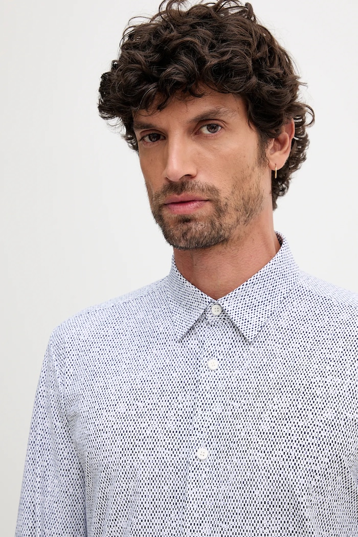 Πουκάμισο BOSS Bashinah μπλε 50545269