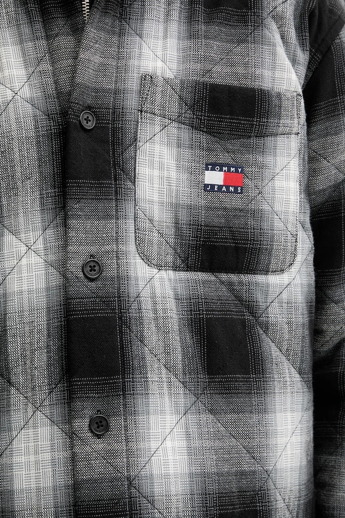 Bavlněná bunda Tommy Jeans DM0DM22014 černá
