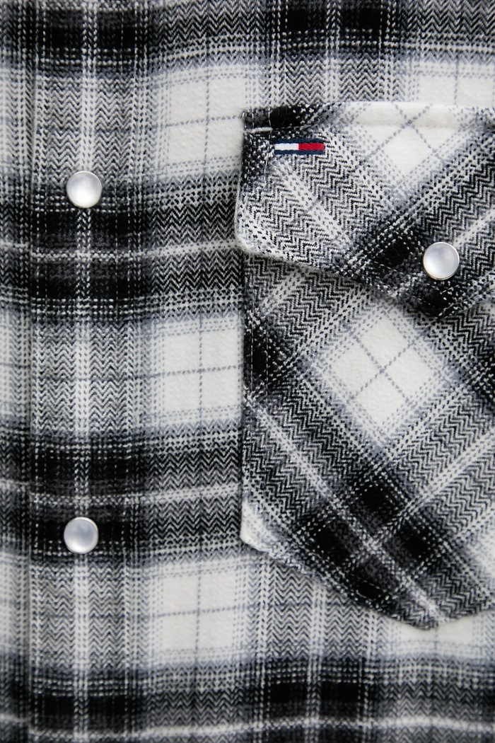 Bavlnená košeľa Tommy Jeans DM0DM22019 čierna