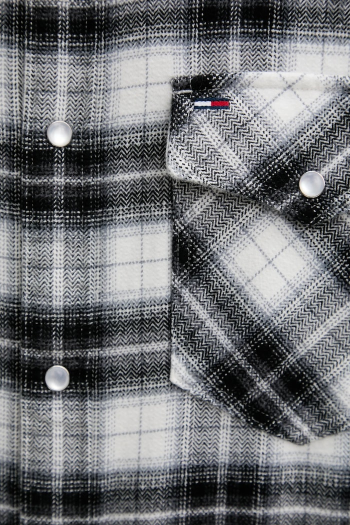 Bavlnená košeľa Tommy Jeans DM0DM22019 čierna