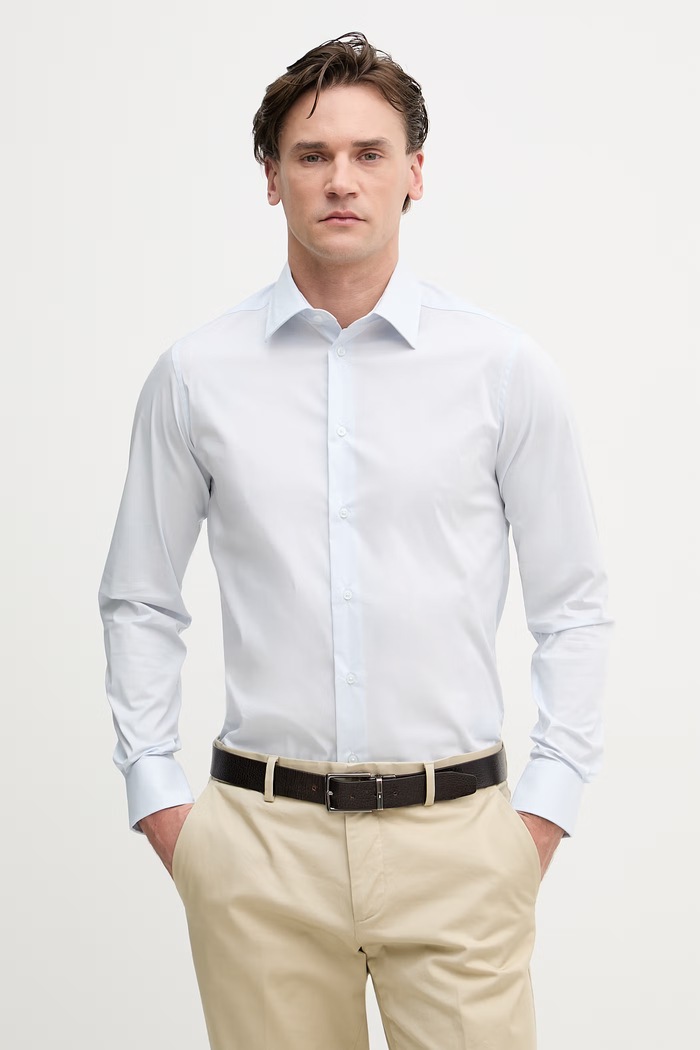 United Colors of Benetton риза мъжка син 551MUQ049