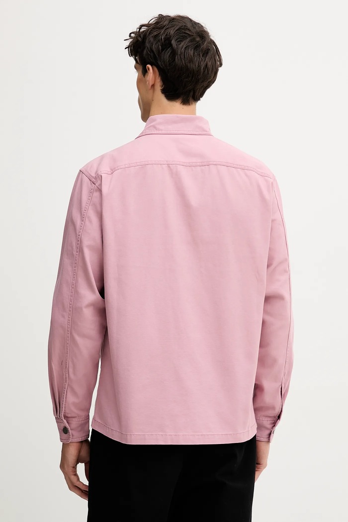 Odzież United Colors of Benetton koszula jeansowa 5QHDUQ060 różowy