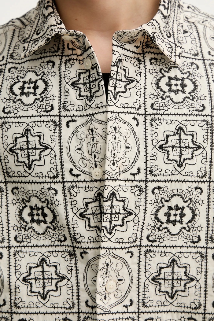 Les Deux camicia in cotone 1000111. beige