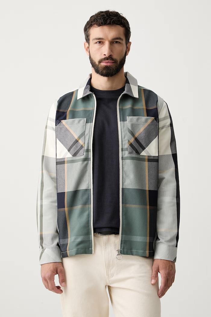 Barbour ETTRICK koszula bawełniana męska turkusowy MOS0305