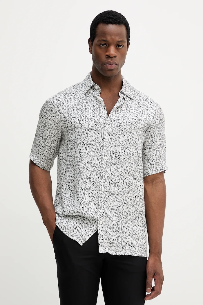 Košile Armani Exchange regular bílá XM001926.AF13235
