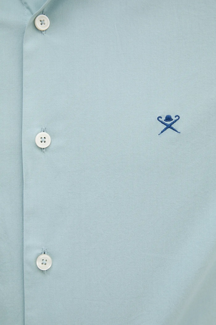 Hackett London camicia HM3010359 blu